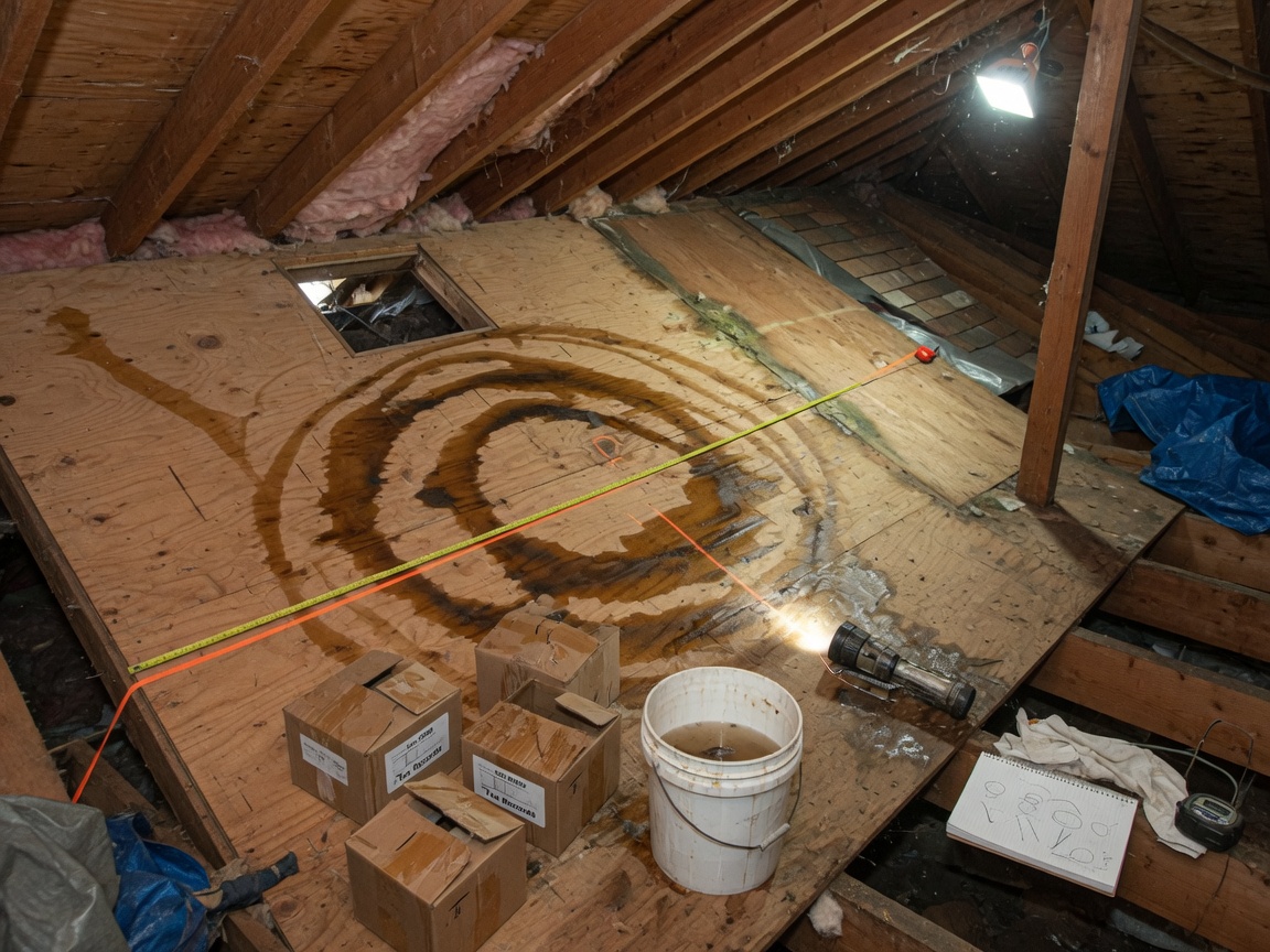 Attic Water Stains? How to Trace the Leak to Its Source