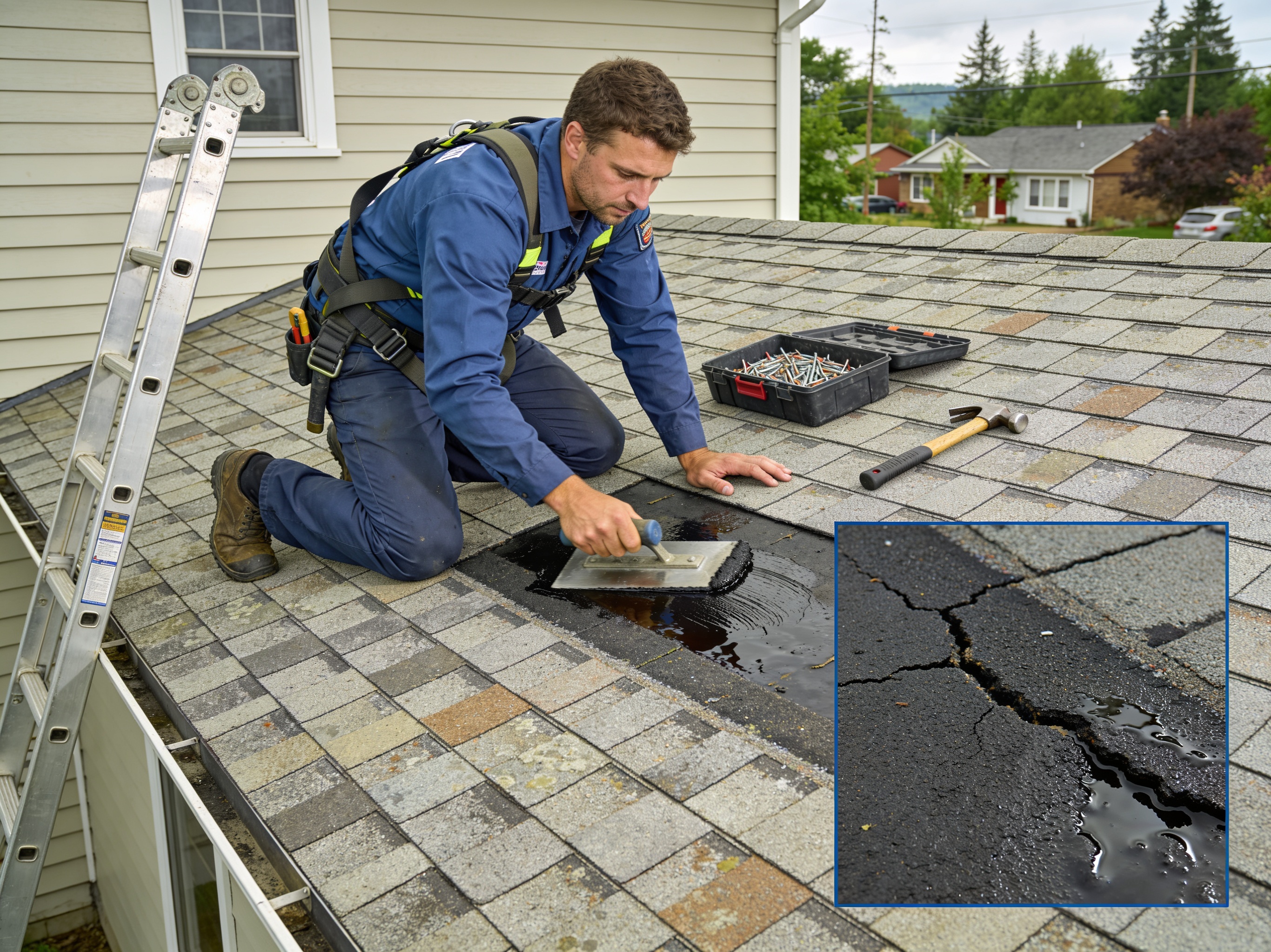 roof repair in Raleigh West, OR